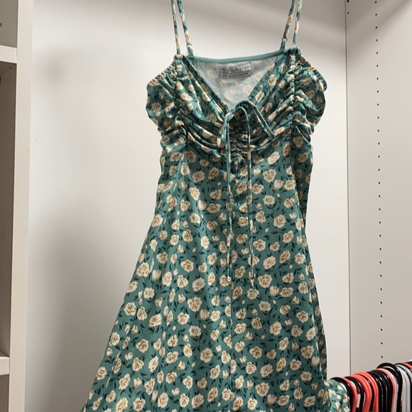 Urban Outfitters Dresses & Skirts - Green floral skater dress